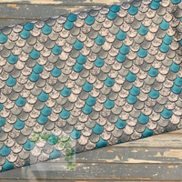 Teal Scales Cloth Pad - Made to Order