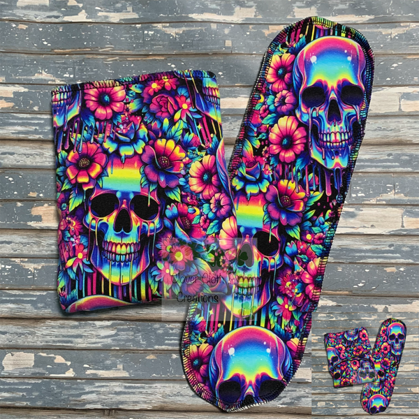 Drippy Skulls OS Preflat - 3 Layer - Ready to Ship