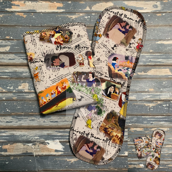 Snow White Storybook - Newborn Preflat - 3 Layer - Ready to Ship