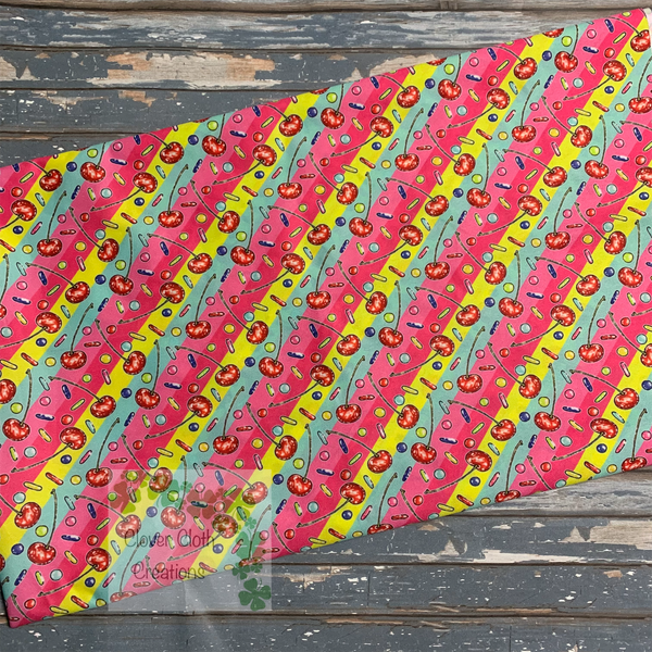 Cherry Sprinkles Cloth Diaper - Made to Order