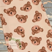 Brown Bear Fitted Cloth Diaper - Made to Order