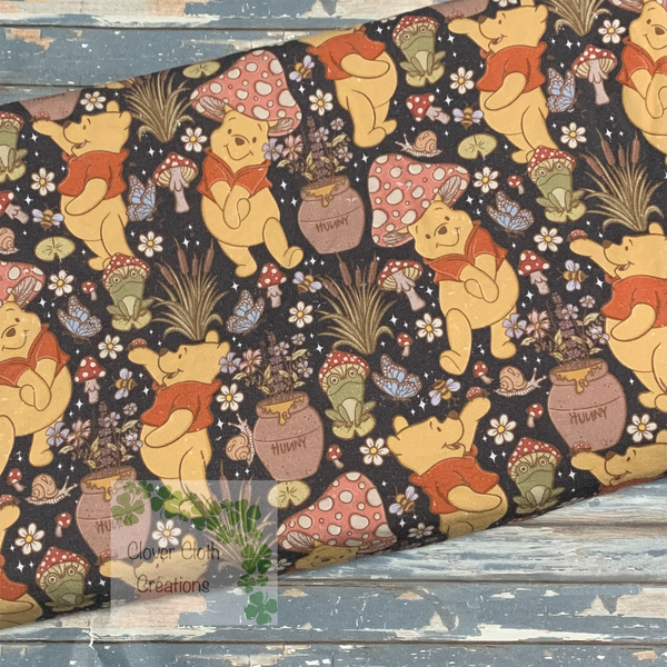 Cottagecore Pooh Fitted Cloth Diaper - Made to Order