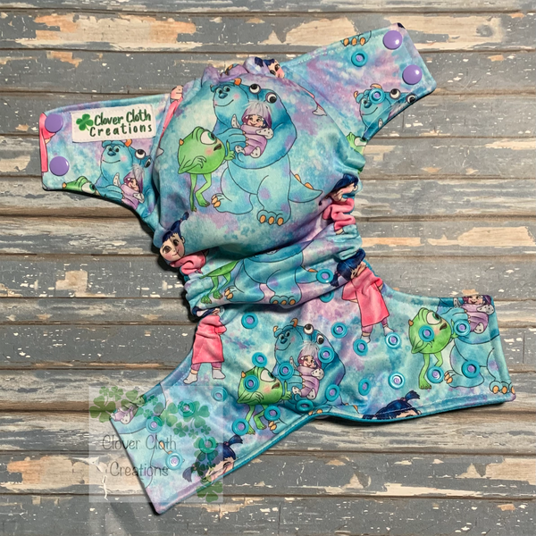 Sully and Boo Cloth Diaper - Made to Order