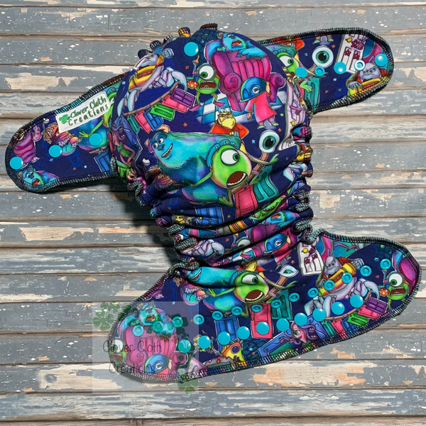We Scare Hybrid Fitted Cloth Diaper - Made to Order