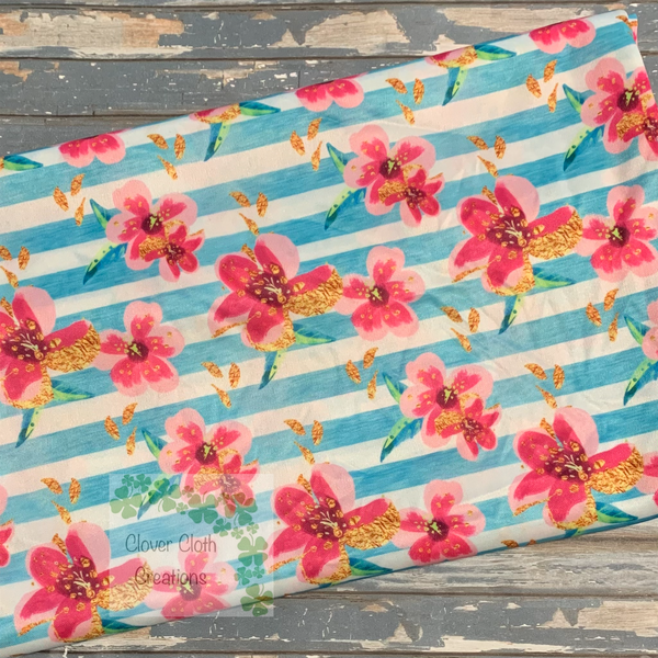 Tropical Floral Cloth Pad - Made to Order