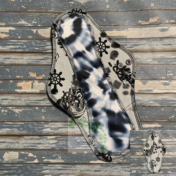 Steamboat Willie 12” Moderate Cloth Pad - Ready to Ship