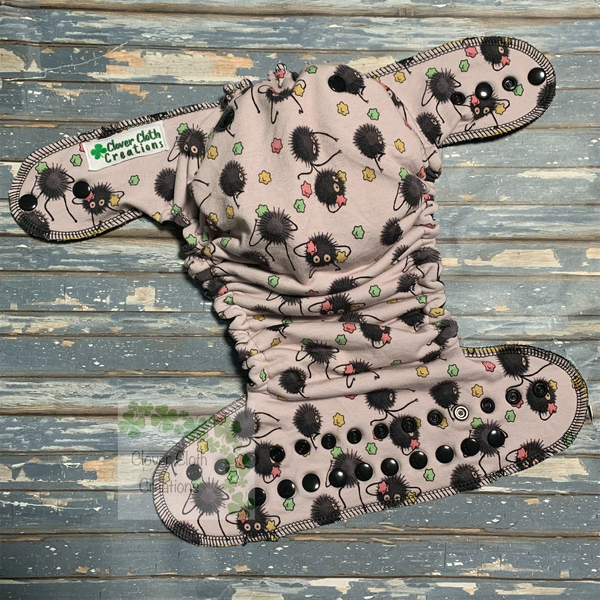 Soot Spirits Fitted Cloth Diaper - Made to Order