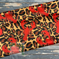 Cheetah Lobster Cloth Diaper - Made to Order