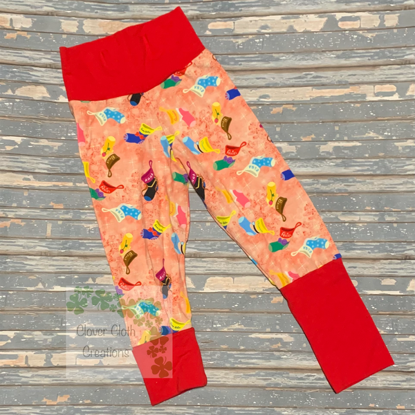 Pink Mouse Stockings Forever Fit Joggers - Ready to Ship