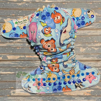 Dory Friends Hybrid Fitted Cloth Diaper - Made to Order