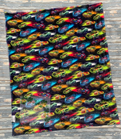 Fast Cars Toddler Blanket - Ready to Ship