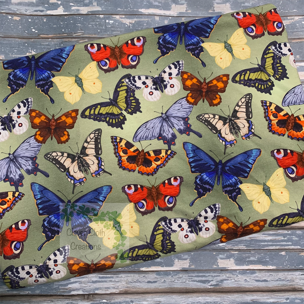 Colorful Butterflies Cloth Pad - Made to Order
