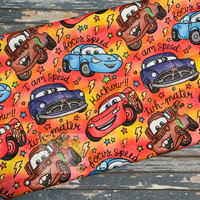 Checkered Cars Cloth Diaper - Made to Order