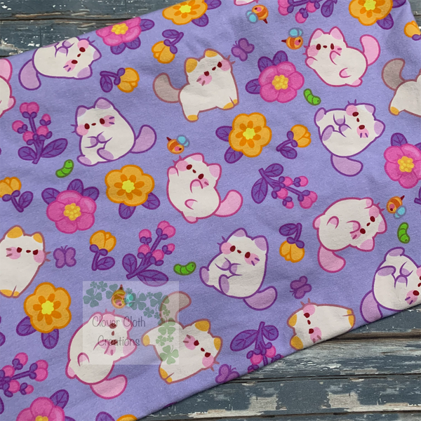 Kawaii Cats Cloth Pad - Made to Order
