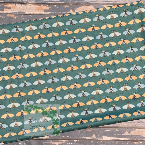 Green Bees Cloth Pad - Made to Order