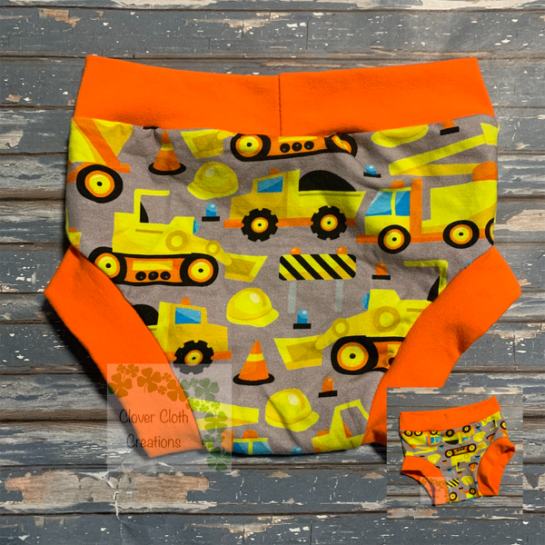 Construction Trucks Undies Size 5/6 - Ready to Ship