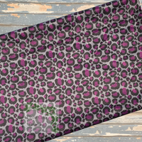 Purple Leopard Cloth Pad - Made to Order