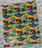 I Count Dinosaurs Toddler Blanket - Ready to Ship