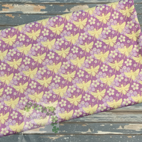 Purple Bees Cloth Pad - Made to Order