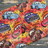 Checkered Cars Fitted Cloth Diaper - Made to Order