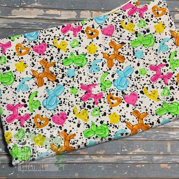 Balloon Animals Hybrid Fitted Cloth Diaper - Made to Order