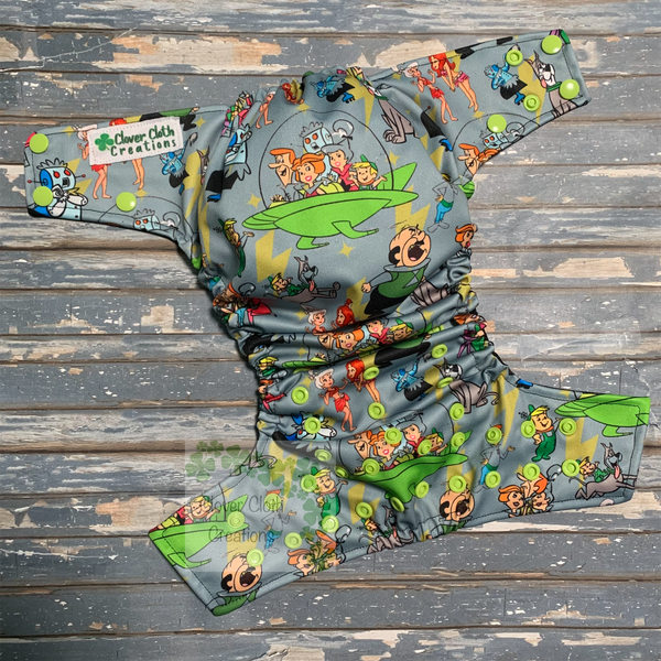 Jetsons Cloth Diaper - Made to Order