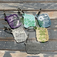 Clover Cloth Creations Diaper Keychain - Ready to Ship