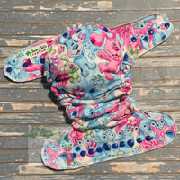 Clues Splatter Hybrid Fitted Cloth Diaper - Made to Order