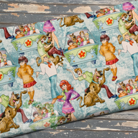 Scoob Splatter Hybrid Fitted Cloth Diaper - Made to Order
