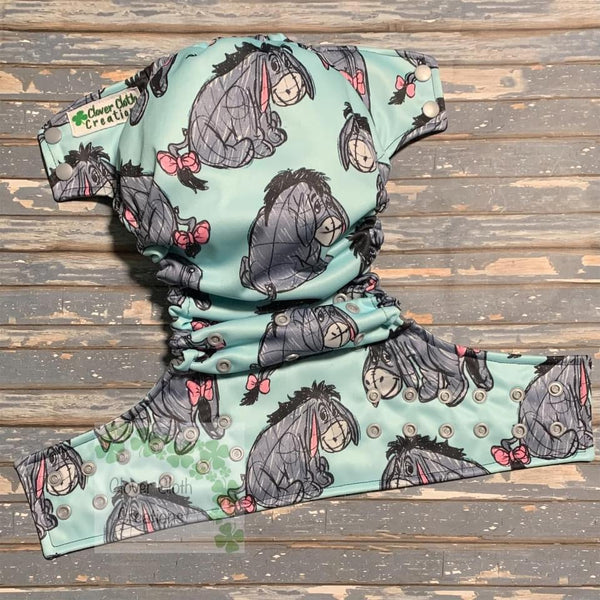 Eeyore Tossed Cloth Diaper - Made to Order