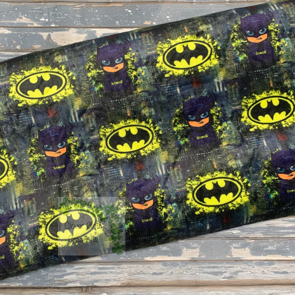Batman Symbol Minky Hybrid Fitted Cloth Diaper - Made to Order