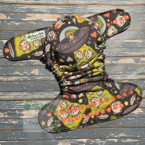 Link Fitted Cloth Diaper - Made to Order