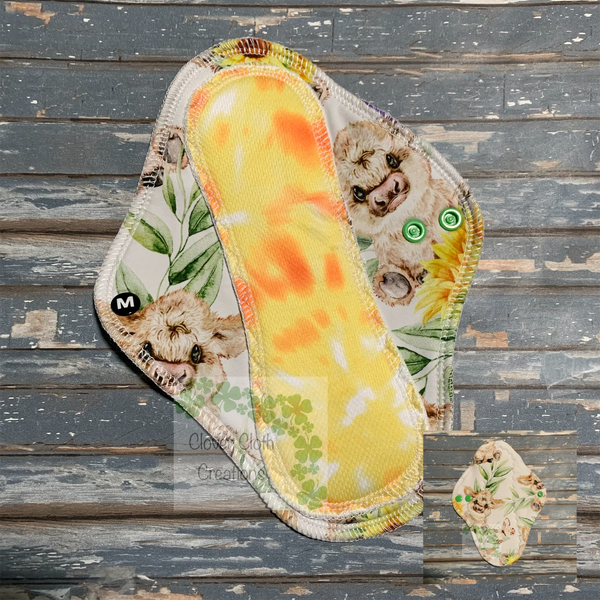 Highland Cow Cloth Pad - Made to Order