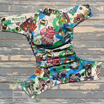 Hot Cocoa Cloth Diaper - Made to Order