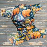 Beary Beeutiful Cloth Diaper - Made to Order