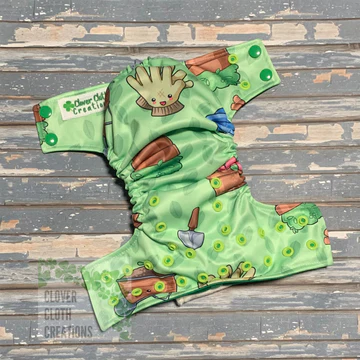 Gardening Cloth Diaper - Made to Order
