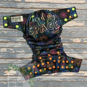I Need My Space Cloth Diaper - Made to Order