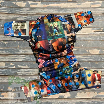 Country Music Cloth Diaper - Made to Order