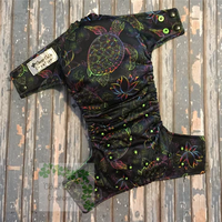 Psychedelic Turtles Cloth Diaper - Made to Order