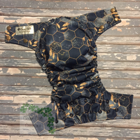 Dark Shimmer Cloth Diaper - Made to Order