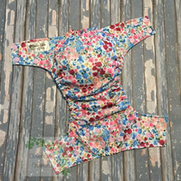 Flowery Cloth Diaper - Made to Order