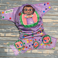 Bella Cocomelon Cloth Diaper - Made to Order