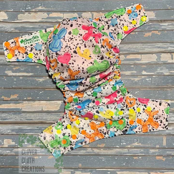 Balloon Animals Cloth Diaper - Made to Order