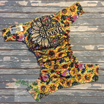 Be A Sunflower Cloth Diaper - Made to Order
