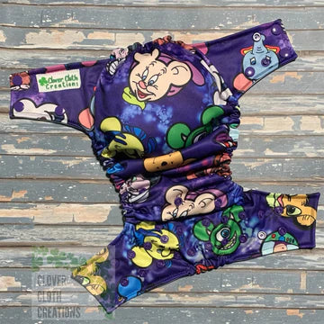 Mouse Heads Cloth Diaper - Made to Order