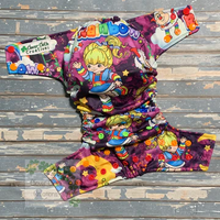 Rainbow Brite Cloth Diaper - Made to Order