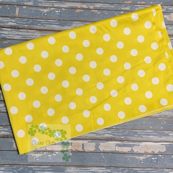 Yellow Polka Dots Cloth Diaper - Made to Order