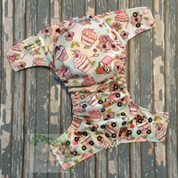 Cupcakes Cloth Diaper - Made to Order