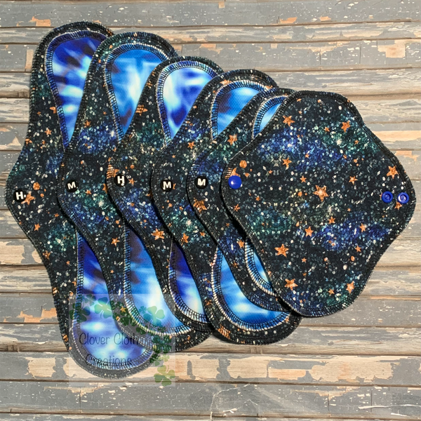 Blue Sparkle Cloth Pad - Made to Order