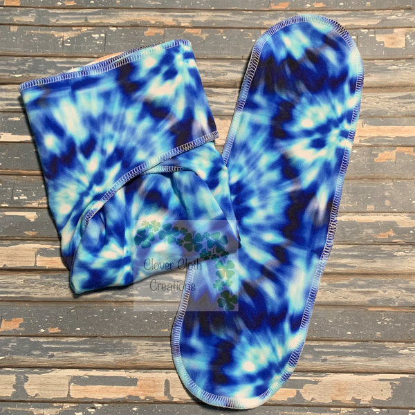 Ocean Tie Dye Preflat - 2 Layer